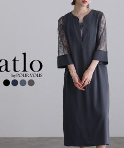 atlo 結婚式 ワンピース パーティードレス フォーマルドレス 大きいサイズ ドレス フォーマル お呼ばれ 体型カバー 小柄 韓国 小さいサイズ 顔合わせ 20代 30代 40代