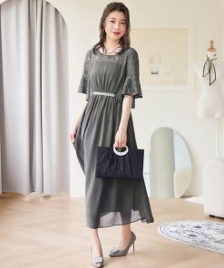 Cinderella ドレス ロングドレス 結婚式 パーティー ワンピース ロング丈 大きいサイズ マタニティ フォーマル レース フリル マキシ きれいめ