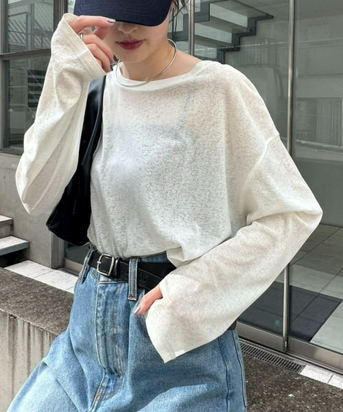 CIAOPANIC TYPY tシャツ 「お気に入り登録数17万人突破」「17色展開」サイドスリットシアートップス レディース - 画像 (2)