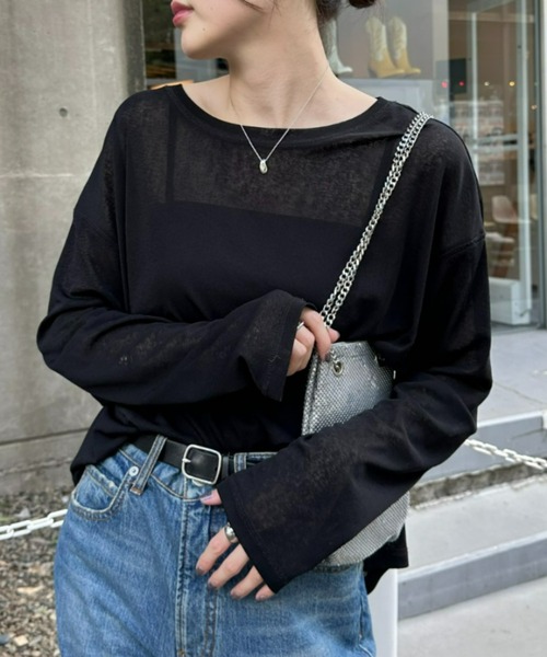 CIAOPANIC TYPY tシャツ 「お気に入り登録数17万人突破」「17色展開」サイドスリットシアートップス レディース - 画像 (3)