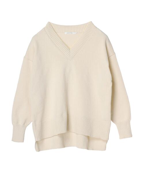 AMERICAN HOLIC ニット セーター エコカルットVネックプルオーバー「エコ・軽い・ニット」 レディース - 画像 (8)