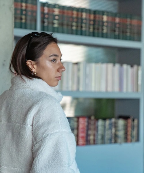 ROXY ブルゾン アウター BETTER THAN THE SUN/ロキシードローコード付きモコモコボアブルゾン レディース - 画像 (9)