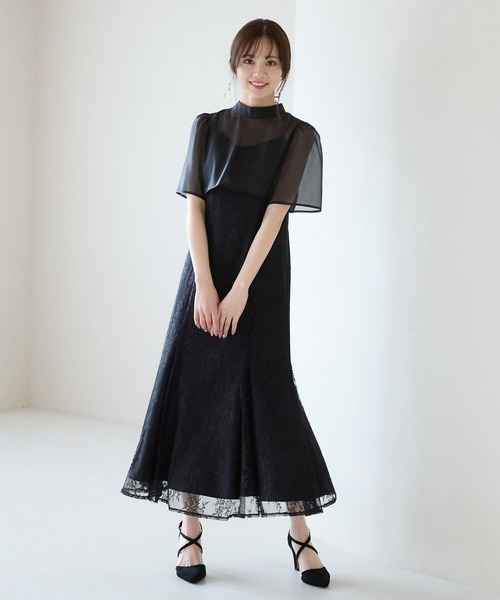 Andemiu ドレス 2Pボレロ×レースキャミドレス310343 - 画像 (3)