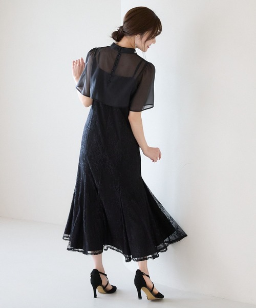 Andemiu ドレス 2Pボレロ×レースキャミドレス310343 - 画像 (5)