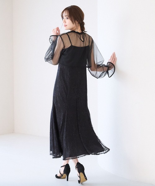 Andemiu ドレス 2Pボレロ×レースキャミドレス310343 - 画像 (6)