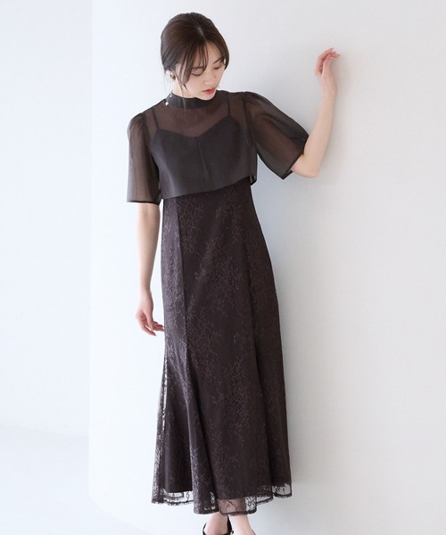 Andemiu ドレス 2Pボレロ×レースキャミドレス310343 - 画像 (8)