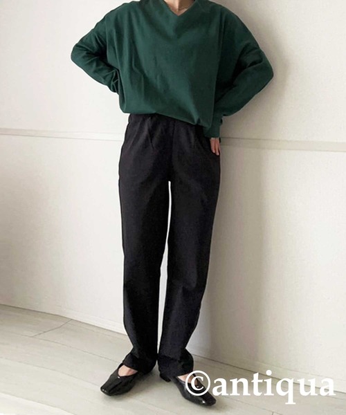 antiqua パンツ テーパードパンツ レディース - 画像 (8)