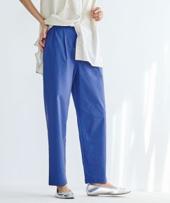 coen パンツ 「接触冷感」やみつきストレッチパンツ（WEB限定サイズ） レディース