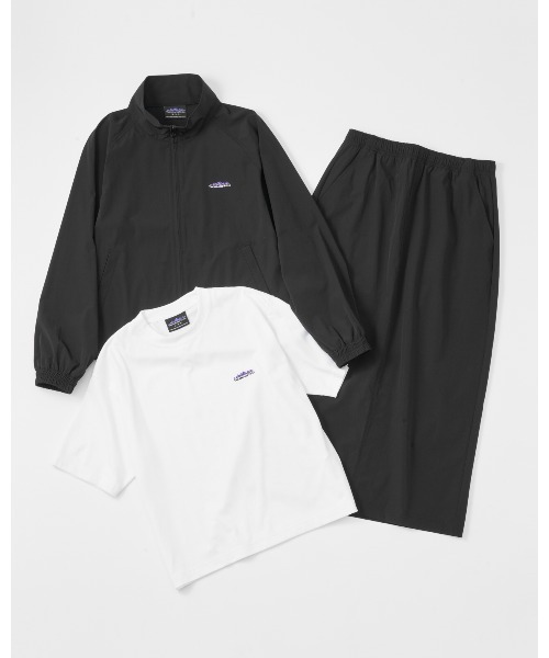 THOUSAND MILE セットアップ 「3点セット」ZIP BLOUSON&T-SHIRT&SKIRT SET UP/ジップブルゾン&Tシャツ&スカート レディース
