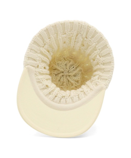 NEW ERA ニット帽 ニットキャップ ニューエラゴルフ レディース バイザーニット帽 無地 - 画像 (8)