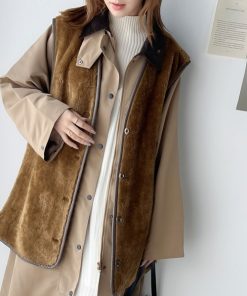 Java 「Java」 ベスト LARGE ブラウン レディース