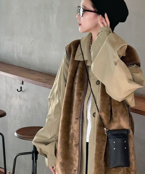 Java 「Java」 ベスト LARGE ブラウン レディース - 画像 (2)