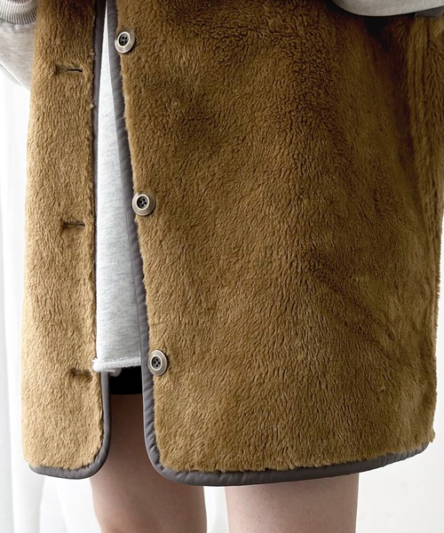 Java 「Java」 ベスト LARGE ブラウン レディース - 画像 (7)