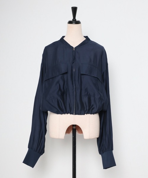 Bonjour Sagan 「Bonjour Sagan」 ジップアップブルゾン FREE オフホワイト レディース - 画像 (2)