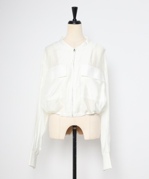 Bonjour Sagan 「Bonjour Sagan」 ジップアップブルゾン FREE オフホワイト レディース - 画像 (3)