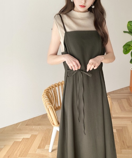 classicalelf 「classicalelf」 キャミソールワンピース X-LARGE ベージュ レディース - 画像 (2)