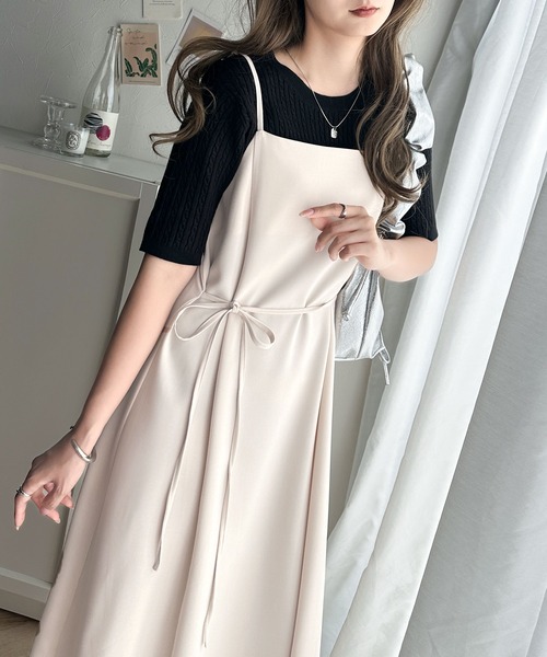 classicalelf 「classicalelf」 キャミソールワンピース X-LARGE ベージュ レディース - 画像 (3)