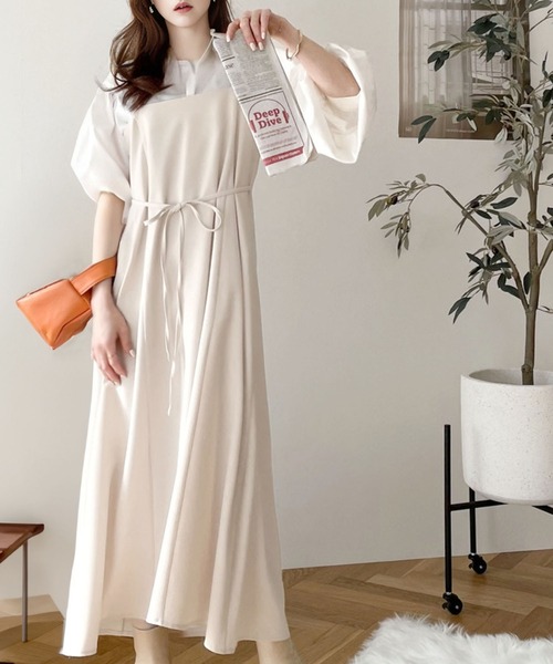 classicalelf 「classicalelf」 キャミソールワンピース X-LARGE ベージュ レディース - 画像 (7)