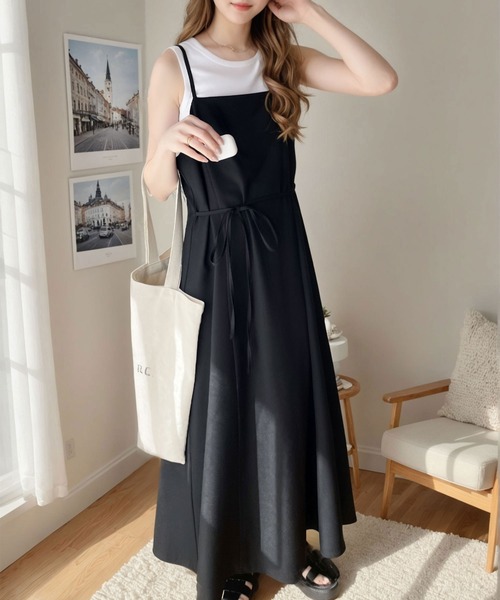 classicalelf 「classicalelf」 キャミソールワンピース X-LARGE ベージュ レディース - 画像 (9)