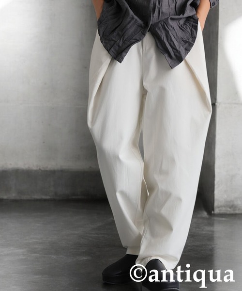 antiqua パンツ デザインテーパードパンツ レディース メンズ - 画像 (2)