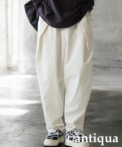 antiqua パンツ デザインテーパードパンツ レディース メンズ - 画像 (9)