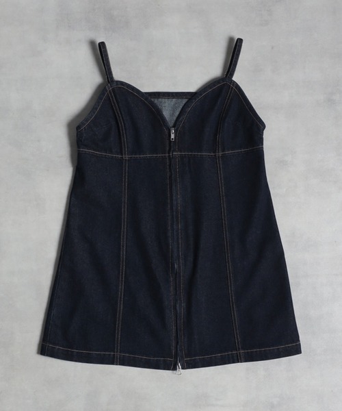 Bonjour Sagan 「Bonjour Sagan」 キャミソールブラウス FREE ブルー レディース - 画像 (4)