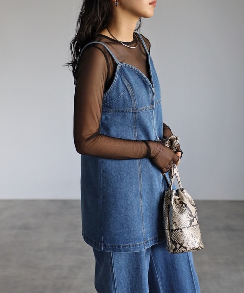 Bonjour Sagan 「Bonjour Sagan」 キャミソールブラウス FREE ブルー レディース - 画像 (8)