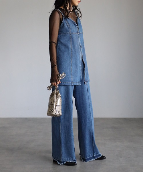 Bonjour Sagan 「Bonjour Sagan」 キャミソールブラウス FREE ブルー レディース - 画像 (9)