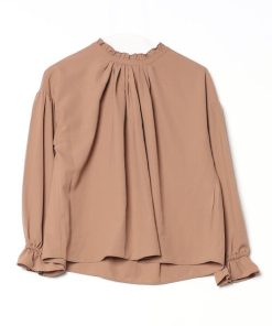 Discoat 「DISCOAT」 長袖ブラウス M ブラウン レディース