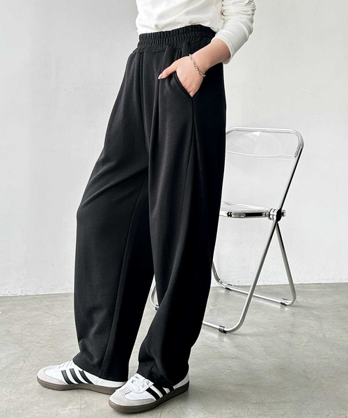 GeeRA スウェットパンツ ジャージ 「S-XLサイズ展開」サイドタックイージースウェットパンツ レディース - 画像 (7)