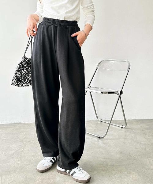 GeeRA スウェットパンツ ジャージ 「S-XLサイズ展開」サイドタックイージースウェットパンツ レディース - 画像 (5)