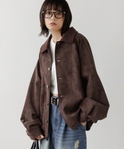 PBLIM ブルゾン アウター 「UNISEX」ソフトスウェードブルゾン レディース メンズ