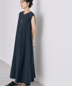 AMERICAN HOLIC 「AMERICAN HOLIC」 ノースリーブワンピース M ネイビー レディース