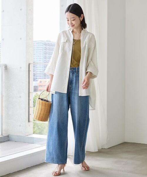 AMERICAN HOLIC 「AMERICAN HOLIC」 7分袖シャツ FREE カーキ レディース - 画像 (9)