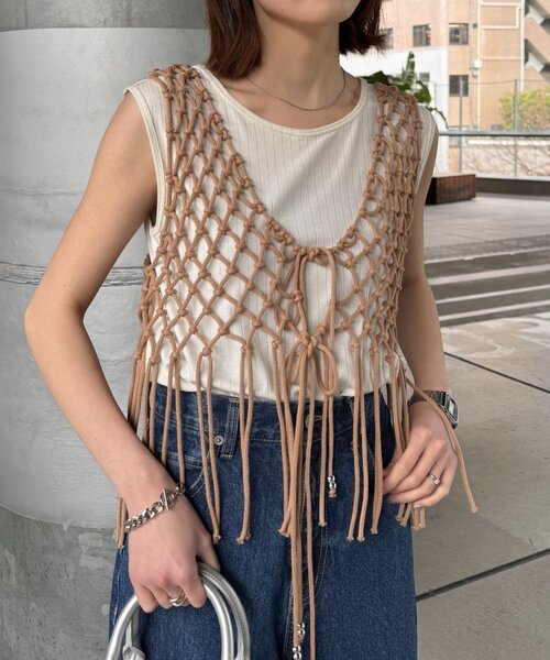 CIAOPANIC TYPY 「CIAOPANIC TYPY」 ベスト ONE SIZE ブラック レディース - 画像 (2)