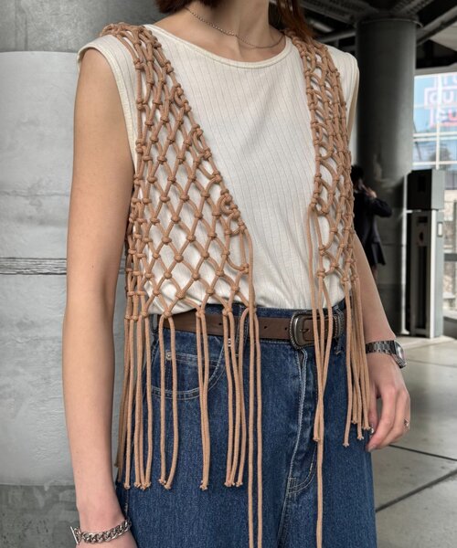 CIAOPANIC TYPY 「CIAOPANIC TYPY」 ベスト ONE SIZE ブラック レディース - 画像 (3)