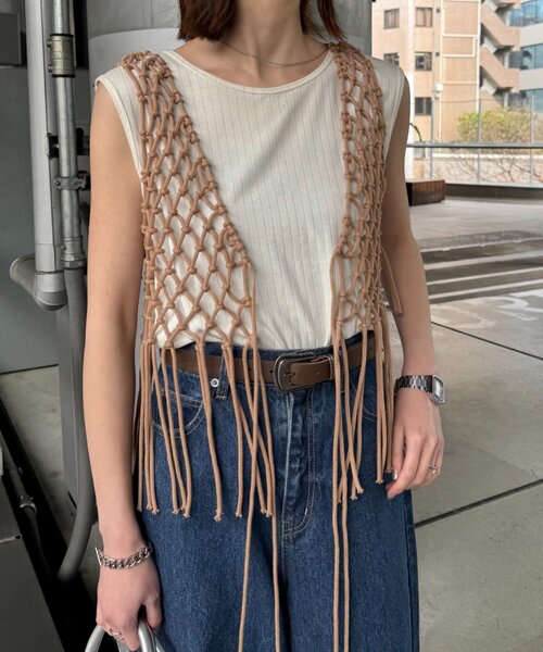 CIAOPANIC TYPY 「CIAOPANIC TYPY」 ベスト ONE SIZE ブラック レディース - 画像 (4)