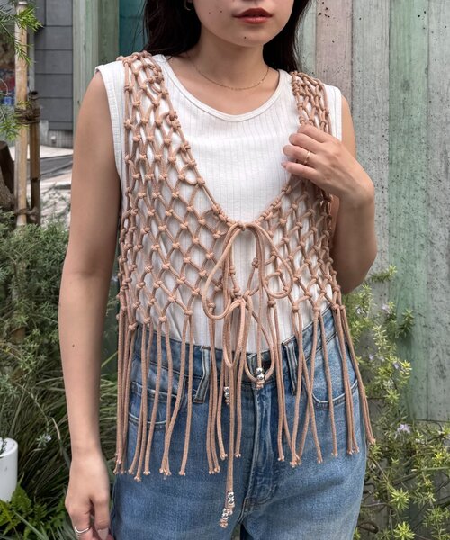 CIAOPANIC TYPY 「CIAOPANIC TYPY」 ベスト ONE SIZE ブラック レディース - 画像 (9)