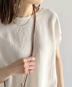 Java 「Java」 半袖ブラウス MEDIUM ベージュ レディース