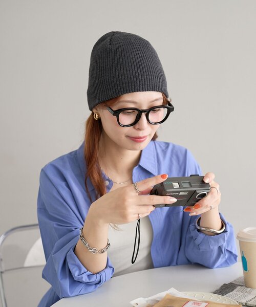 Discoat ニット帽 ニットキャップ 「ユニセックス」コンフォートリブビーニー レディース メンズ - 画像 (3)