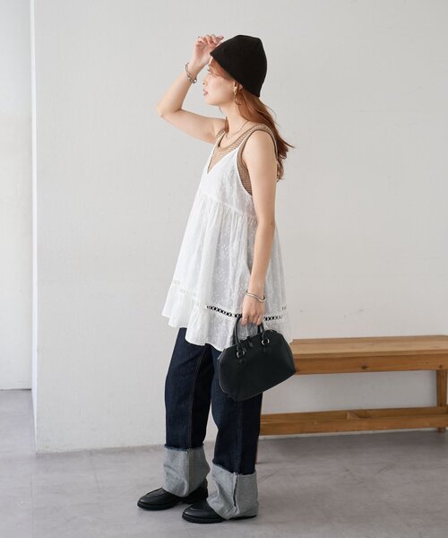 Discoat ニット帽 ニットキャップ 「ユニセックス」コンフォートリブビーニー レディース メンズ - 画像 (5)