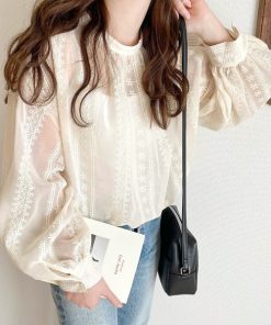 classicalelf 「classicalelf」 長袖ブラウス X-LARGE ホワイト レディース