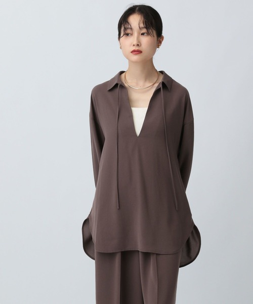 LEPSIM ブラウス シャツ マルチメリットスキッパーシャツ 582342 レディース - 画像 (4)