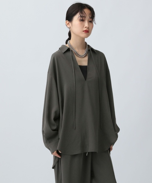 LEPSIM ブラウス シャツ マルチメリットスキッパーシャツ 582342 レディース - 画像 (3)