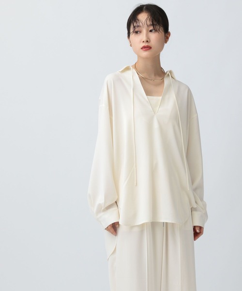 LEPSIM ブラウス シャツ マルチメリットスキッパーシャツ 582342 レディース - 画像 (5)