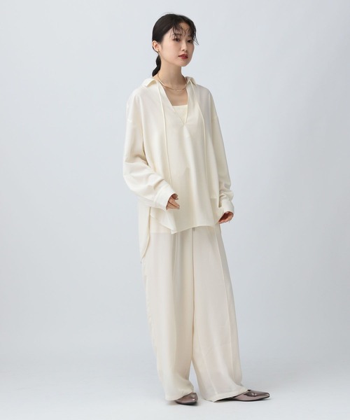 LEPSIM ブラウス シャツ マルチメリットスキッパーシャツ 582342 レディース - 画像 (9)