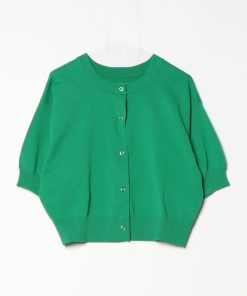 Discoat 「DISCOAT」 半袖ニット FREE グリーン レディース