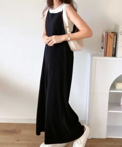 classicalelf 「classicalelf」 オーバーオール MEDIUM ブラック レディース