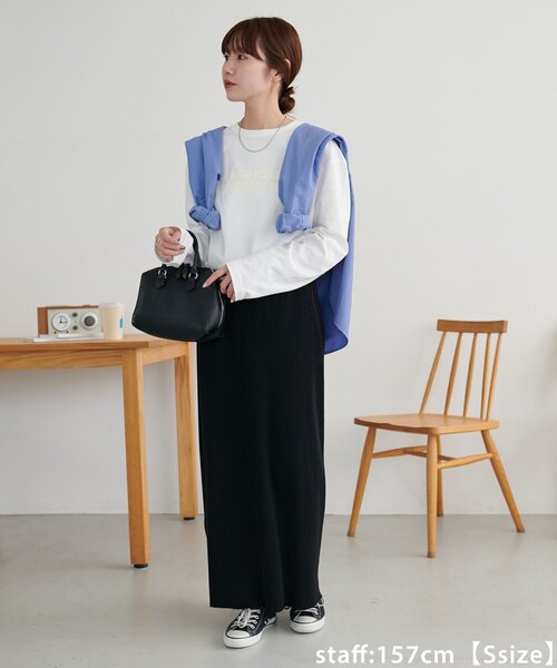 Discoat tシャツ 「ユニセックス」MAGNOLIAロゴロンT レディース メンズ - 画像 (8)