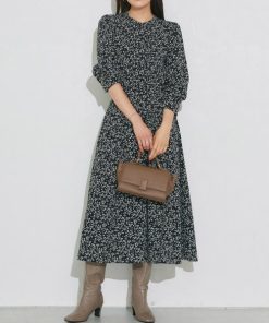 Pierrot ワンピース 選べる柄ピンタックワンピース